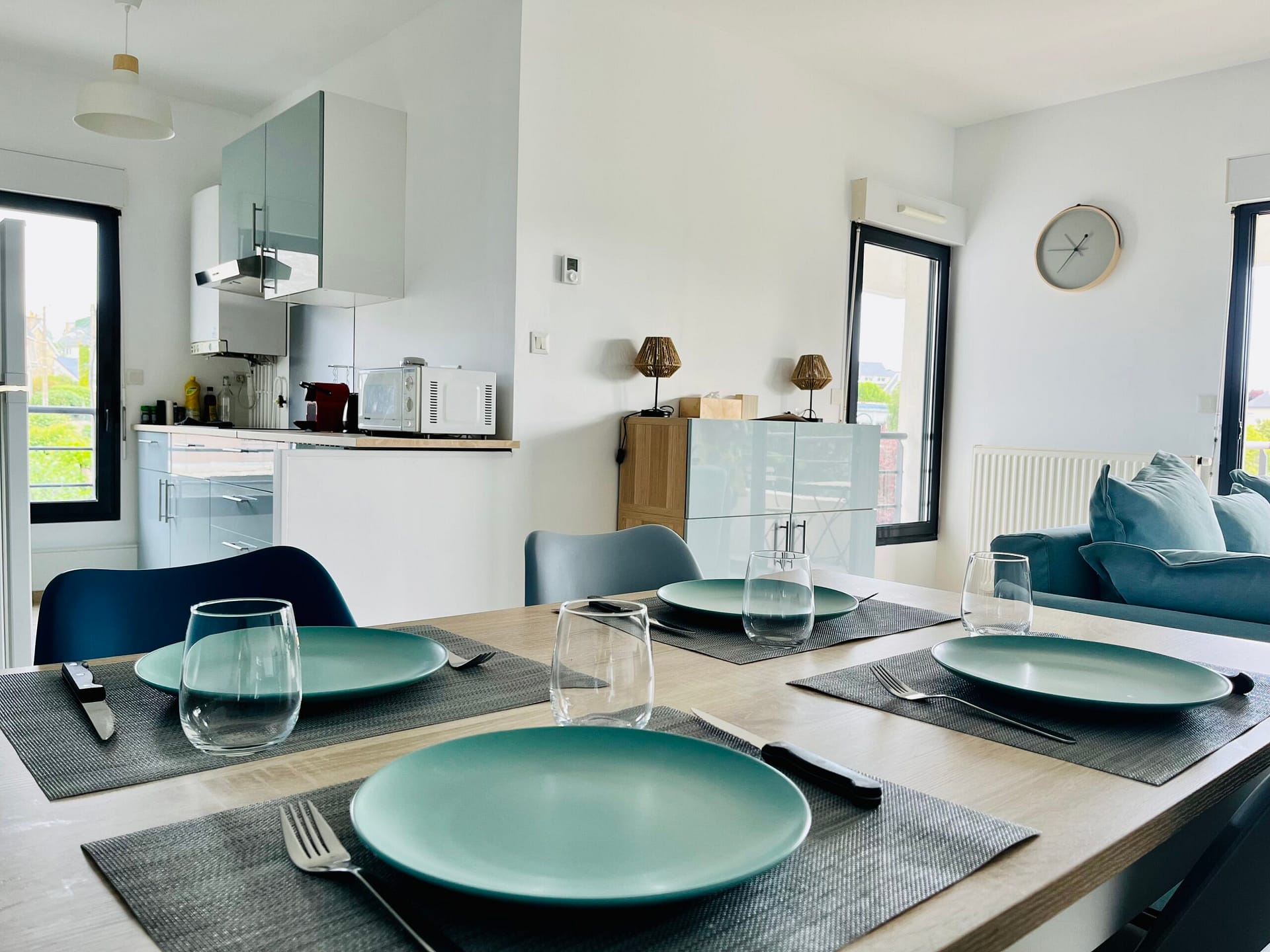 salon cuisine appartement bretagne