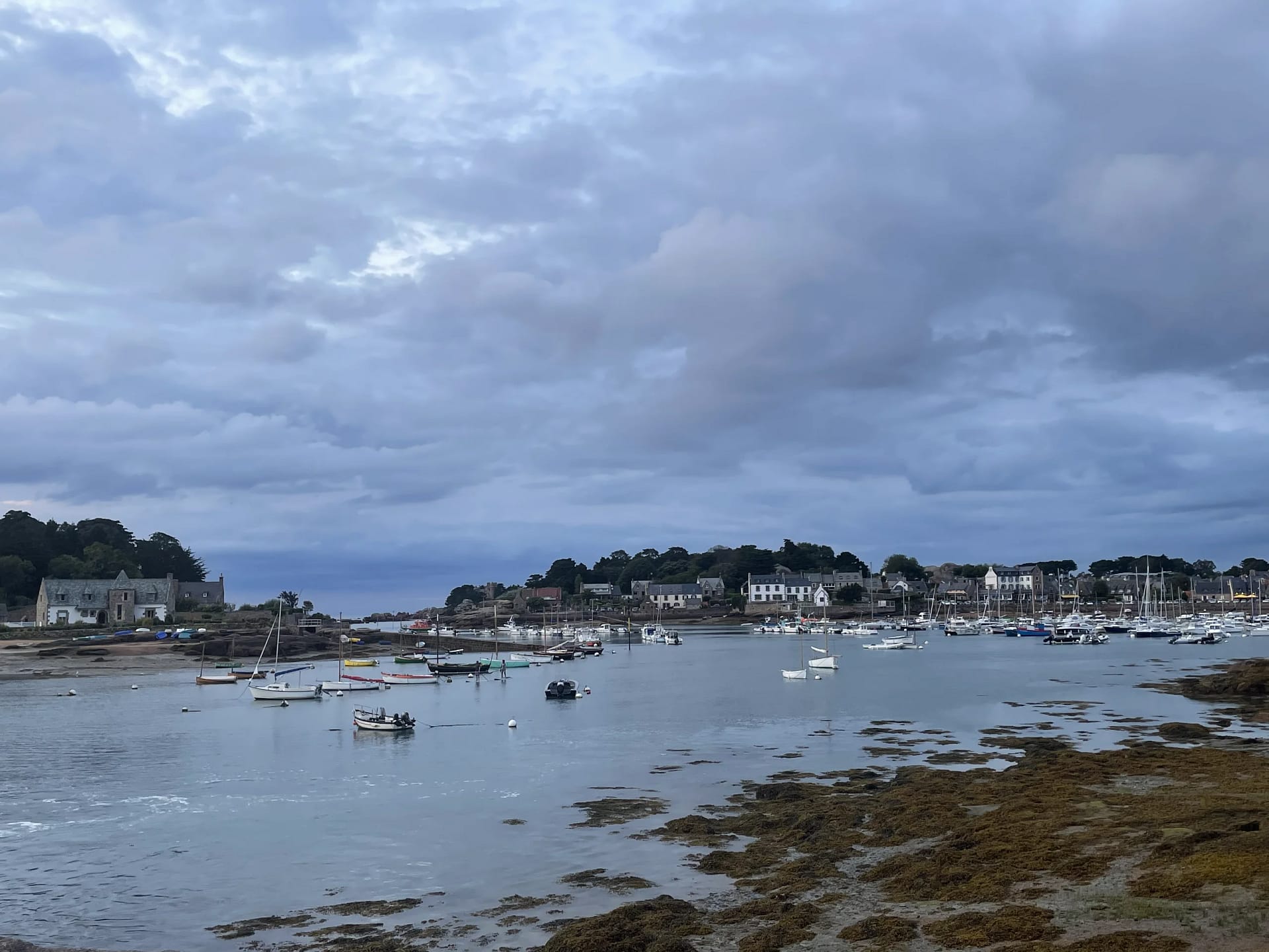 marée basse en Bretagne