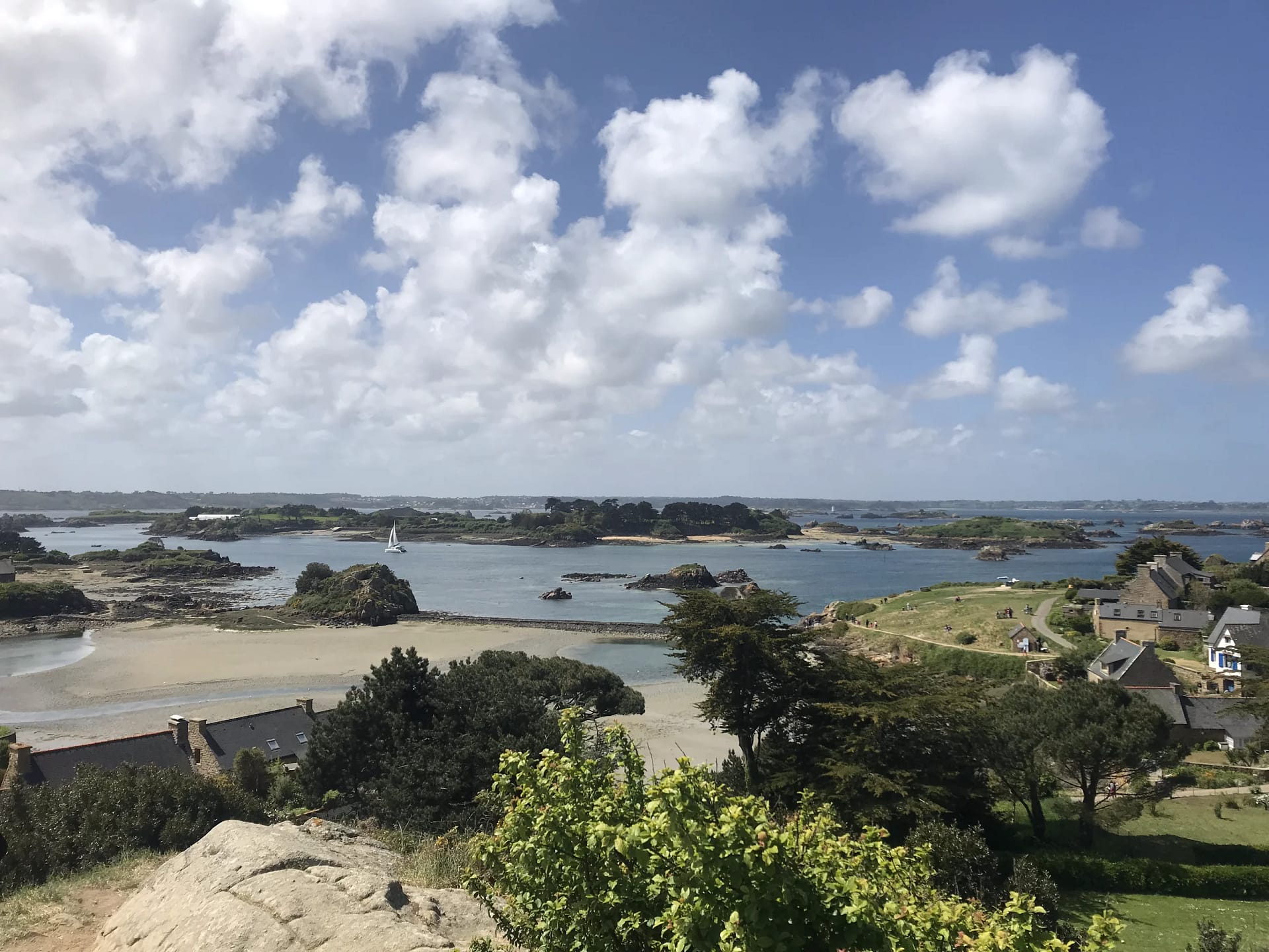 paysage ile de brehat en Bretagne